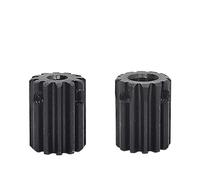 Ingranaggio di trasmissione del motore in acciaio 1 pz 1M Ingranaggio cilindrico 10T/12T/14T Ingranaggio motore in acciaio al carbonio Dimensioni foro 4/5/6/6,35/7mm Accessori trasmissione(1M 10T Bore