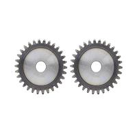 Ingranaggio di trasmissione del motore in acciaio 1 pz Ingranaggio cilindrico 2M30T/31T/32T/33T Foro di processo Acciaio a basso tenore di carbonio Denti ad alta frequenza Denti piatti Altezza 20 mm F
