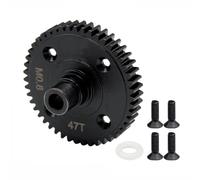 Ingranaggio Diff Centrale 47T Per Traxxas Per Mini Per Maxx 107154-1 1/10 | Trasmissione RC Camion Corona acciaio temprato 47T modulo 0.8 per trasmissione affidabile e durata Accessori