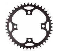 Ingranaggio e-bike 42T in alluminio nero, 104mm, per catena 1/2' x 3/32' e 11/128'