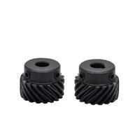 Ingranaggio elicoidale 25 denti, 1M, 45 gradi, acciaio 45 #, 1mod. 25 denti, rotazione sinistra e destra, foro 8-19 mm, 1 pezzo (8 mm-keyway 3 x 1,4 mm, ruota destra)