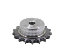 Ingranaggio elicoidale industriale 1 pz. Pignone di precisione 04C a 2 punti, 8/10/11/12/13 denti, foro standard 6/8/10/12 mm, con foro for vite M5, passo di tempra in acciaio fisso(13 Teeth hole 6)
