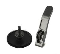 Ingranaggio estrusore in acciaio temprato con doppio cuscinetto a sfera per Bambu Lab A1/A1, 35,2 x 27,2 mm, compatibile con PLA/ABS/PETG/TPU (acciaio hardened)