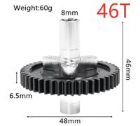 Ingranaggio frizione pantofola 44T 46T M1 compatibile con parti di motociclette automobilistiche Infraction Mega 4x4 VENDETTA 3S OutCast 4S(46T)