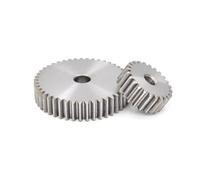 Ingranaggio in metallo 45#, ingranaggio dritto in acciaio, 1 spessore dello stampo 10 mm, 1M65/66/67/68/69/70 a 83 denti, ingranaggio dritto di modulo piccolo (3 pezzi, 1 m 65 denti foro 12)
