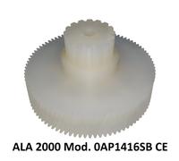 Ingranaggio in nylon per motore affettatrice ALA 2000 Mod. 0AP1416SB CE