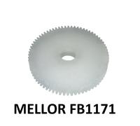 Ingranaggio in nylon per motoriduttore stufa a pellet Mellor FB1171 1,5 rpm