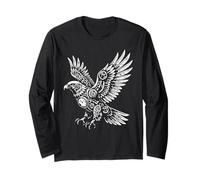 Ingranaggio Meccanico Vintage Steampunk Bird Arte Meccanica retrò Maglia a Manica