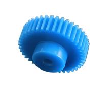Ingranaggio Motore in Plastica, 1 pz 1M 60T a Denti Dritti in Nylon Blu Modulo 60 Pignone cilindrico in Diametro 62mm Mandrino Cilindrico(20mm bore)