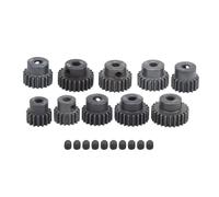 Ingranaggio motore RC, 10 pezzi/set 16T - 25T 7075 48P pignone ingranaggio motore in acciaio Accessorio RC adatto per motori brushless 1/8 1/10