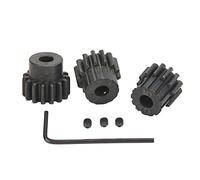 Ingranaggio Motore RC, Pignone M1 in Acciaio Temprato 13T 14T 15T Set Nero per Auto RC Modello 1:8