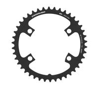 Ingranaggio per strada a 4 razze interno Stronglight Shimano Dura-Ace 9100 Ct2 Nero