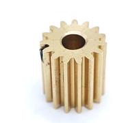 Ingranaggio pignone motore, 1 ingranaggio cilindrico in ottone, modulo 0,5, 17 denti, spessore 10 mm, vite M3, fori di diverse dimensioni(4mm bore)