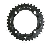 Ingranaggio triplo medio per MTB compatibile con autres Sunrace 4BRA Noir
