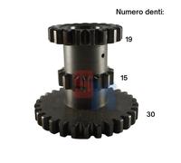 INGRANAGGIO TRIPLO MOTOCOLTIVATORE GOLDONI 719 DENTI 30 15 19