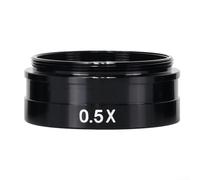 Ingrandimento 0,5x, filettatura 42 mm, montaggio fotocamera C-mount, riduce la lunghezza focale, visione più chiara e ampia (0,3X)