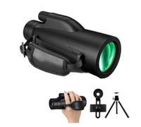 Ingrandimento del telescopio portatile monoculare 12x50 a lunga portata da 5000 M, compatibile for il campeggio(Telescope set)
