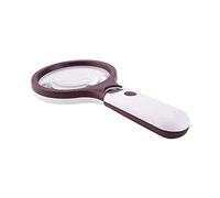 Ingrandimento Lettura LED in vetro Identificazione del telefono cellulare Identificazione ad alto ingrandimento portatile in vetro ingranditore di vetro ingranditore 10x30x ingrandire la lente