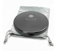 Ingrandimento Specchio Compatto per Borse con 1X/10X Ingrandimento | Specchio da Viaggio a due Lati Trucco Specchio da Viaggio, 10cm Specchio Tascabile Piccolo, o Specchio da Borsa (Nero)