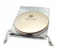 Ingrandimento Specchio Compatto per Borse con Ingrandimento 10X - Specchio da Viaggio a due Lati Trucco Specchio da Viaggio, 10cm Specchio Tascabile Piccolo, o Specchio da Borsa (Champagne Oro)
