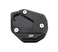 Ingrandisci il treppiede Piastra Allargata Per Supporto Laterale Del Piede Del Telaio Per Moto Per K&awasaki Per Ninja ZX6R ZX10R ZX-6R ZX-10R Zx6r Zx10r 2017-2025(Nero)