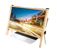 ingranditore per schermo, Lente di ingrandimento Blu-ray 3X ultra-trasparente, perfetta for anziani, famiglie e regali for(Brown)