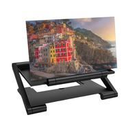 Ingranditore Per Schermo - Lente di Ingrandimento Smartphone 20 cm,Amplificatore Schermo Mobile Regolabile In Altezza Con Supporto Pieghevole,Per Donne, Uomini, Bambini, Film E Video