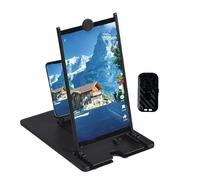 Ingranditore Schermo Per Telefono Cellulare | Supporto Pieghevole con Telecomando Senza Fili,Schermo Ingranditore Telefono 3D HD,per la Visione di Film TV Giochi Video e Intrattenimento