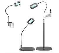 Ingranditore touch visivo quadrato che offre illuminazione a LED e controllo touch visione chiara in applicazioni dettagliate Eye Magazine