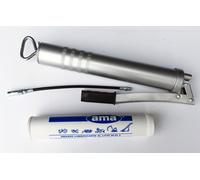 Ama Kit pompa ingrassaggio a leva – cartuccia 600 g con tubo 30 cm
