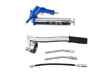 INGRASSATORE ARIA E MANUALE CON TUBI E TESTINE - POMPA GRASSO INGRASSAGGIO