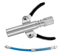 Ingrassatore,Frizione Pressa Grasso,Ingrassatore Manuale con Tubo Flessibile 30 cm,Accoppiatore G Attacco per Testina Ingrassatore,Testina Ingrassatore Professionale per Tutti i Tipi di Ingrassatore