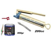 INGRASSATORE MANUALE 200cc CON PROLUNGA e TESTINA A PUNTA + GRASSO DI VASELINA