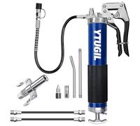 Ingrassatore Manuale Kit, Pistola per Grasso Professionale da 8000 PSI, con Tubi Flessibili, a Molla e Metallo per Cartuccia Grasso 400cc