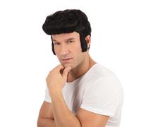 Ingrassatore Parrucca Adulti Musical Costume Danny Accessorio 50s Orsetto Boy