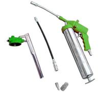 INGRASSATORE PNEUMATICO AUTO AD ARIA E PISTOLA POMPA MANUALE CON TUBI KIT 6 PZ