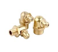 Ingrassatori M4 M5 M6 M8 M10 M12 M14 M16 M20 Filettatura maschio in ottone Ingrassatore Nipplo for olio Raccordi for burro Giunto universale Ugelli(1pcs,G3 8-19(90 degree))