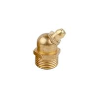 Ingrassatori Raccordo a gomito dritto for grasso in ottone M4 M5 M6 M8 M10 M12M14M16M20 con filettatura metrica maschio(G3 8-19(Straight))
