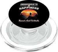 INGREDIENTI DI FELICITÀ TRAMONTO E SOLITUDINE Escursionismo Natura PopSockets PopGrip per MagSafe