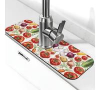 Ingredienti zuppa di verdure 38,1x14 cm Diatomite Faucet Mat