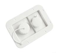 Ingresso acqua dolce per rimorchio camper con doppie porte di ingresso progettato per impianti idraulici standard RV e ricarica acqua off-grid (nero)