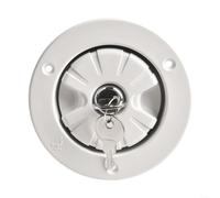 Ingresso acqua, ingresso acqua camper, tappo di riempimento dell'acqua per auto, filtro di riempimento d'acqua d'acqua dolce a gravità bloccabile con 2 chiavi, adatto per ingresso acqua ABS, per