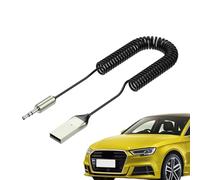Ingresso AUX wireless | Auto Automotive Wireless Aux, 3.5mm Interfaccia Ricevitore Wireless, Microfono Musica Adattatore Auto per Chiamate e Navigazione Broadcast