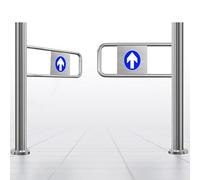Ingresso del supermercato con cancello a battente di sicurezza, senso unico | Cancello di chiusura automatica della porta di sicurezza for il negozio di biblioteca Scenic Cancello