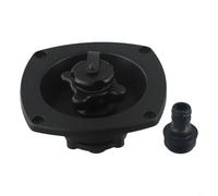 Ingresso dell'acqua con regolatore di pressione e valvola di ritegno integrata per un approvvigionamento idrico sicuro per applicazioni di roulotte, camper, barche, limita la pressione a 45 PSI (nero)