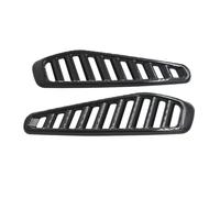 Ingresso dell'aria cofano Compatibile Con Ford Per Fiesta RS Per Turbo 2 Pezzi Prese D'aria Cofano Anteriore Auto Cappuccio Stile ABS Parti Copertura Ventilazione Automobili