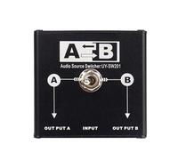 ingresso multiplo della scatola di commutazione del suono di 3.5mm all'alloggio del metallo di stabilità dei segnali di uscita singola per il separatore del suono del metallo dell'