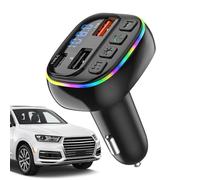 Ingresso senza fili, trasmettitore radio senza fili per auto - caricatore da auto con display a LED, doppia porta USB, adattatore stereo di musica per auto per la maggior parte dei veicoli