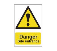 Ingresso Sito Pericoloso - Cartello In PVC 400 X 600Mm SCA4102