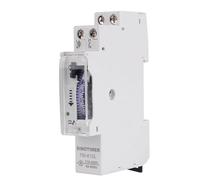 Ingresso universale 110~250 V CA Intervallo di 15 minuti 24 ore Interruttore timer analogico Installazione su guida DIN con indicatore luminoso(TM610C)